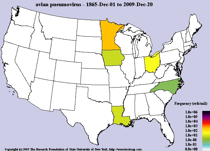 Avian pneumovirus Entity page for avian pneumovirus