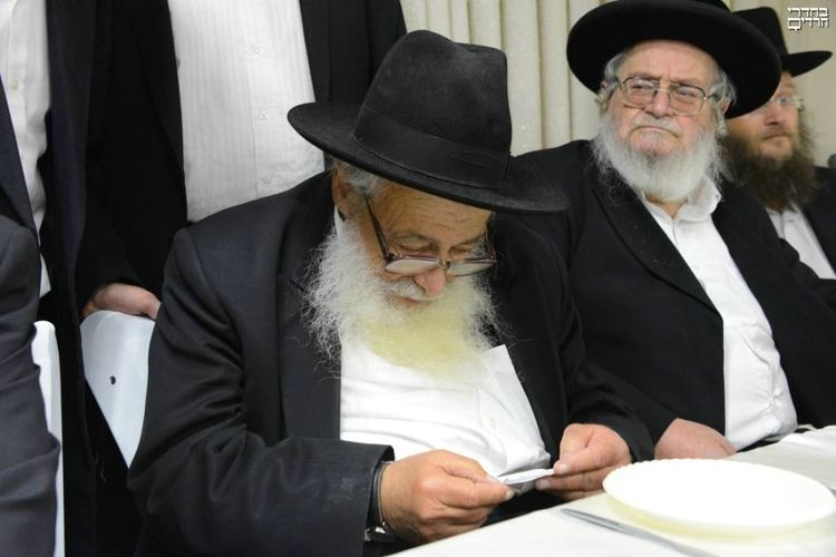 Avigdor Nebenzahl Photos At the Engagement of a Granddaughter of Rav Chaim Kanievsky