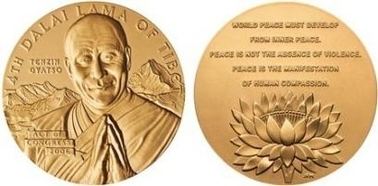Awards and honors presented to the 14th Dalai Lama