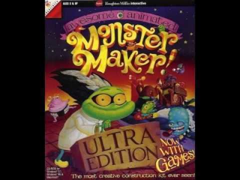 Awesome Animated Monster Maker Awesome Animated Monster Maker Ultra Edition 1997 CDROM game