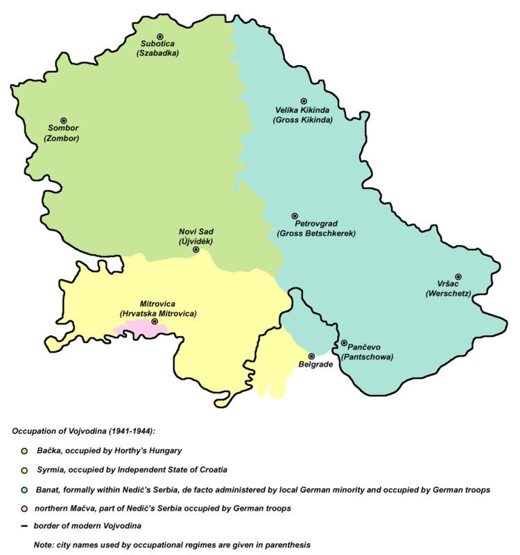 Axis occupation of Vojvodina