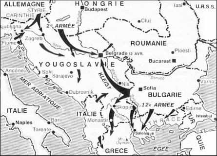 Axis order of battle for the invasion of Yugoslavia