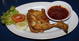 Ayam penyet Ayam penyet Wikipedia
