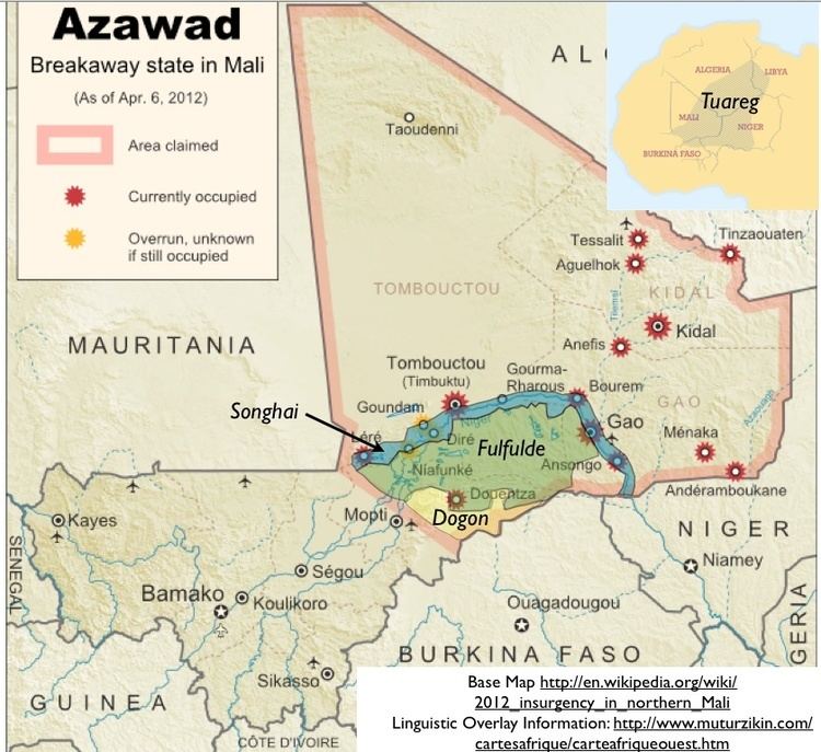 Azawad Best Links on SelfDeclared State of Azawad in Mali