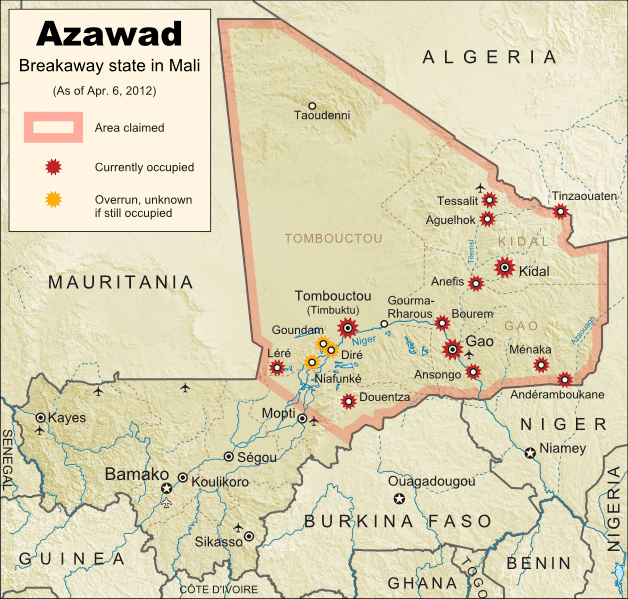 Azawad New Country Azawad Declares Independence From Mali Political
