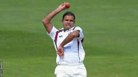 Azharullah Muhammad Azharullah Northamptonshire bowler ruled out for six weeks