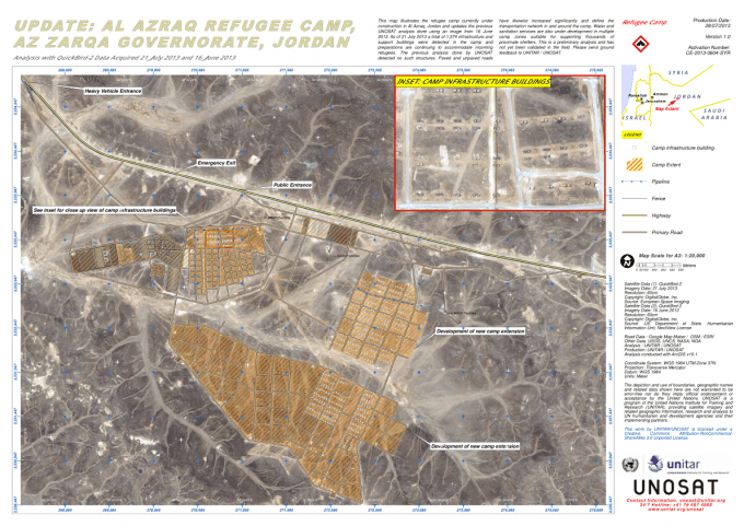 Azraq refugee camp Update Al Azraq Refugee Camp Az Zarqa Governorate Jordan as of