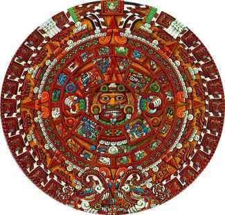 Aztec calendar stone Aztec calendar stone