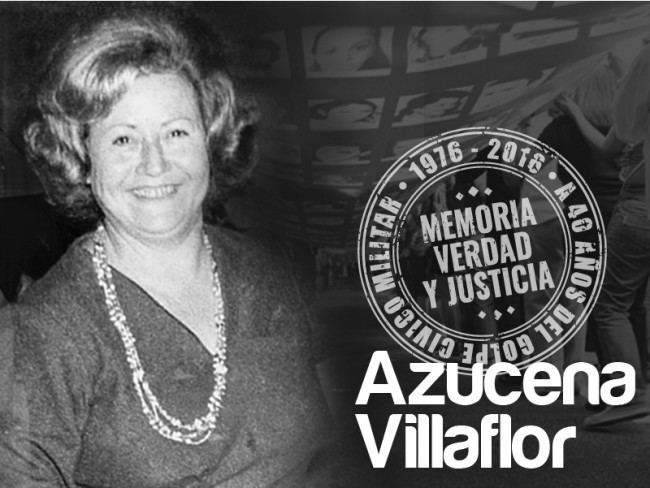 Azucena Villaflor Especial Azucena Villaflor la justicia tendr cara de madre La