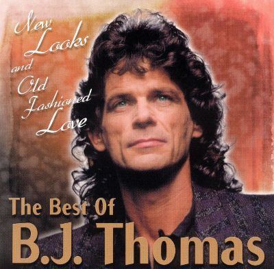 B.J. Thomas with long curly hair on his album "New Looks and Old Fashioned Love".