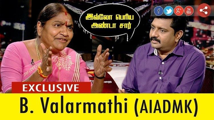 B. Valarmathi Politician Valarmathi ennama ippadi pandringalema Comedy Election