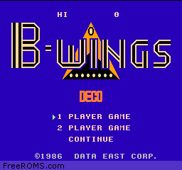 B-Wings Download BWings ROM NES ROMS