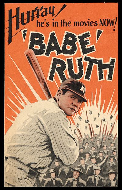 Babe Comes Home Robert Edward Auctions 1927 Babe Comes Home Movie Poster Insert