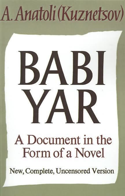 Babi Yar: A Document in the Form of a Novel t3gstaticcomimagesqtbnANd9GcQkXmnhOo6nN8luE5