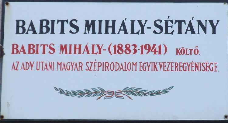 Babits Mihály sétány