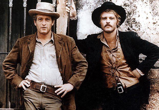 Baby Butch movie scenes  BUTCH CASSIDY AND THE SUNDANCE KID 1969 film with Robert Redford and Paul Newman Reader