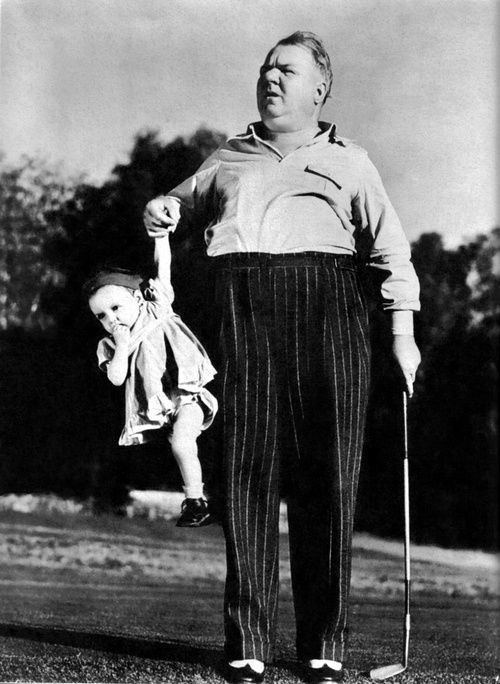 Baby LeRoy WC Fields with Baby LeRoy at Lakeside Country Club