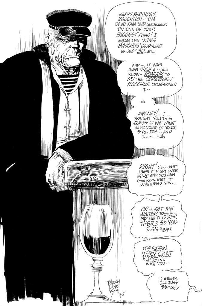 Bacchus (comics) A MOMENT OF CEREBUS Recommended Eddie Campbell39s Bacchus