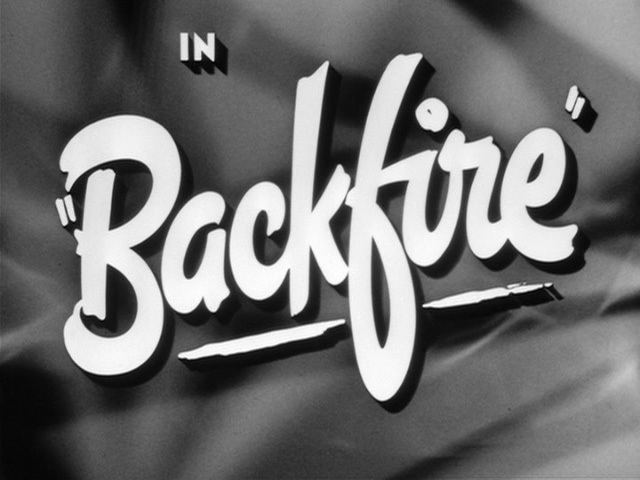 Backfire (1950 film) Backfire 1950 Vincent Sherman Virginia Mayo Gordon MacRae