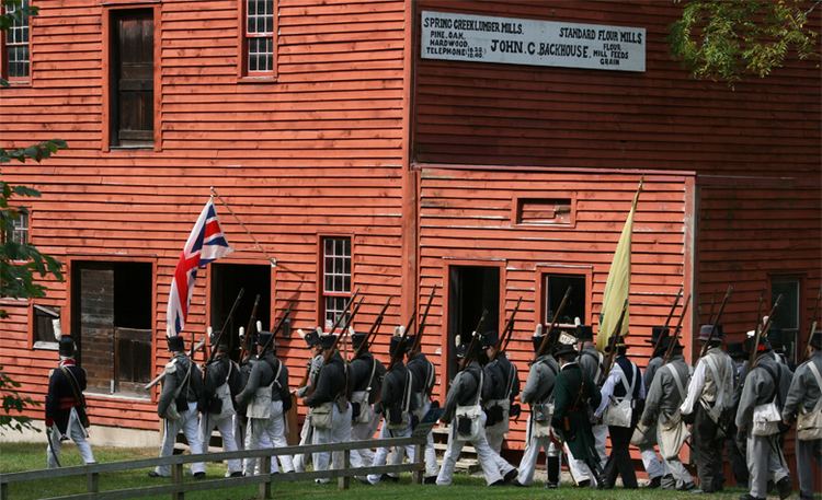 Backus Mill Heritage and Conservation Centre LPRCA War of 1812 Reenactment