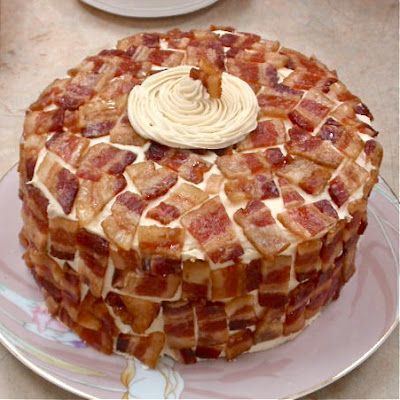 Bacon cake httpssmediacacheak0pinimgcom736xf27854