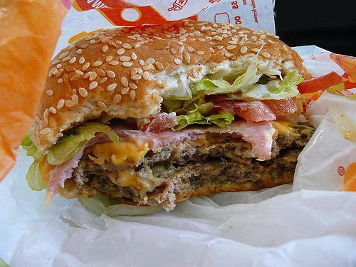 Bacon Deluxe Hungry Jack39s Bacon Deluxe heavy lettuce and onion Flickr