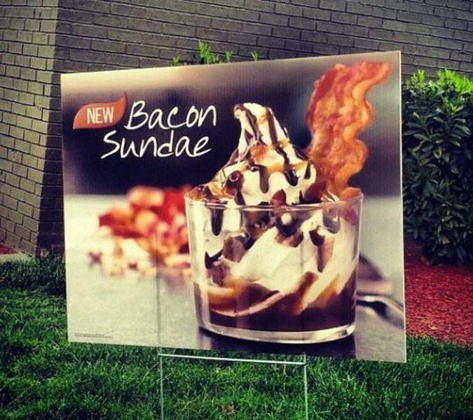 Bacon sundae Burger King Creates a Bacon Sundae Tries to Be Trendy Eater