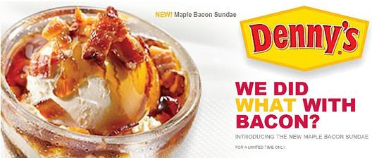 Bacon sundae Denny39s Introduces a Maple Bacon Sundae Eater