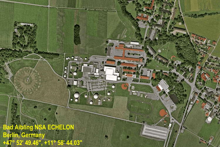 Bad Aibling Station ECHLON Bad Aibling DE Echelon Station NSA Bavaria Germany