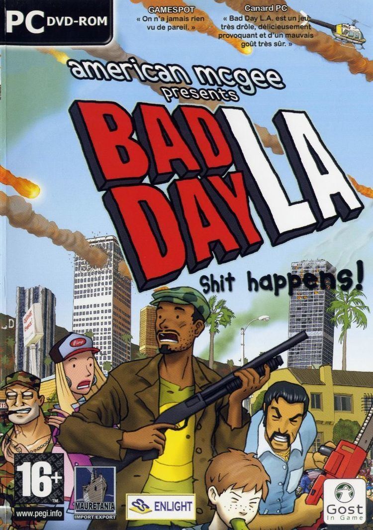 Bad Day L.A. American McGee presents Bad Day LA 2006 Windows box cover art
