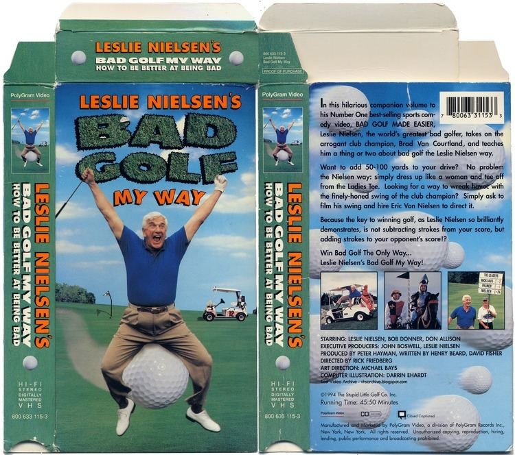 Bad Golf My Way Lost Video Archive Leslie Nielsens Bad Golf My Way