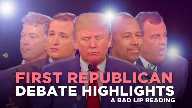 Bad Lip Reading FIRST REPUBLICAN DEBATE HIGHLIGHTS 2015quot A Bad Lip Reading of The
