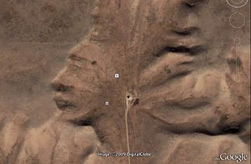 Badlands Guardian A Face in the Clay Top 10 Google Earth Finds TIME