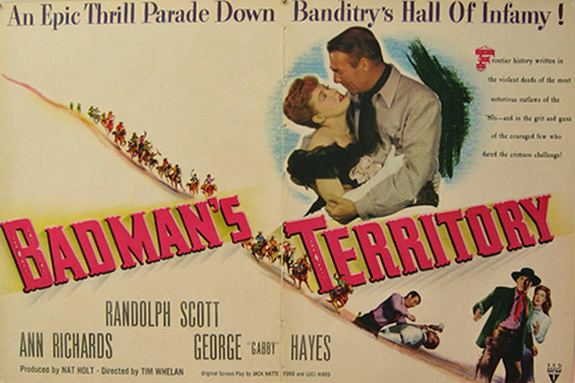 Badman's Territory Badmans Territory Randolph Scott 1946 Movie Ad Vintage Movie Ads