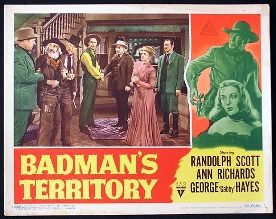 Badman's Territory BADMANS TERRITORY 1946 Randoph Scott RKO Lobby Card 5