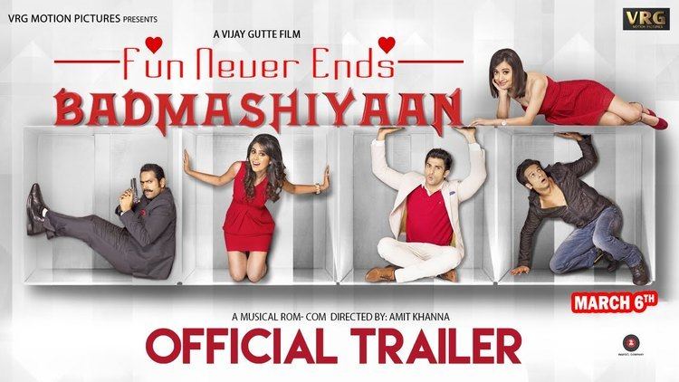 Badmashiyaan Movie Official Trailer I Sharib Hashmi Sidhant