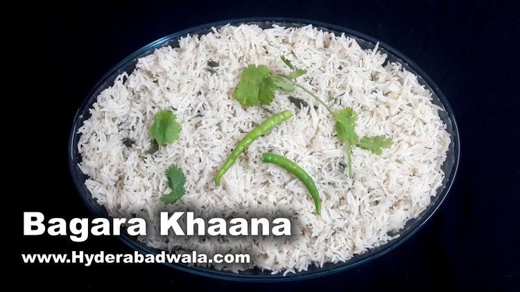 Bagara khana Bagara Khana Recipe Video Easy simple amp Quick Hyderabadi Online