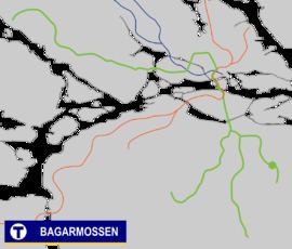 Bagarmossen metro station httpsuploadwikimediaorgwikipediacommonsthu