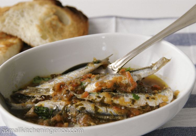 Bagnun Bagnun traditional fresh anchovies soup asmallkitcheningenoa
