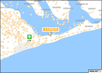 Baguida Baguida Togo map nonanet