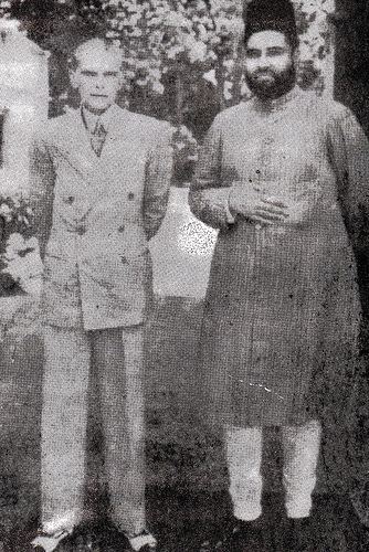 Bahadur Yar Jung QuaideAzam MA Jinnah with Bahadur Yar Jung the fiery