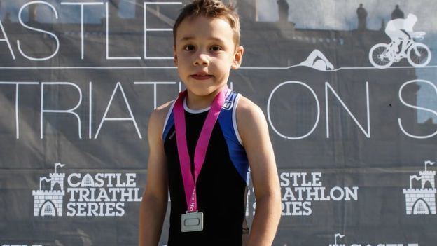 Bailey Matthews Triathlon boy Bailey Matthews wins Yorkshire Award BBC News