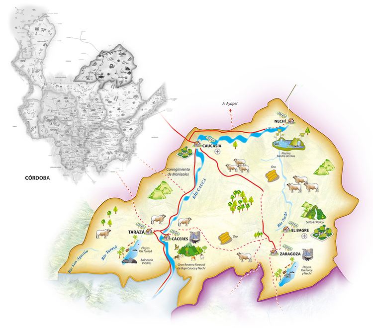 Bajo Cauca Antioquia Regiones y municipios de Antioquia Bajo Cauca
