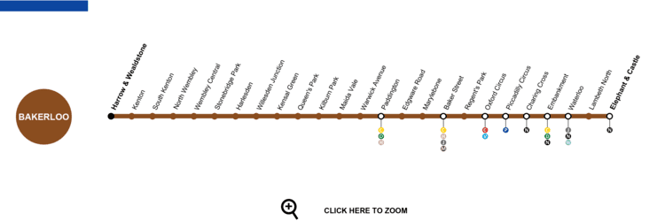 Bakerloo line Bakerloo Line London Map Timetable Service Status