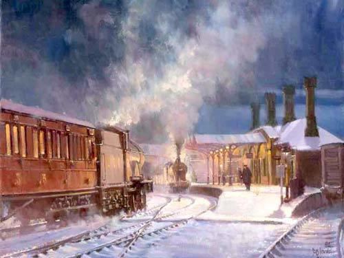 Bakewell railway station Bakewell Station in the Winter of 1947