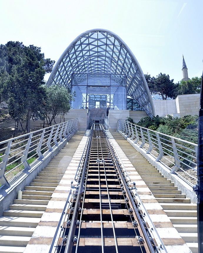 Baku Funicular Baku39s funicular to see to ride to enjoy 19 photos