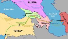 Baku–Tbilisi–Ceyhan pipeline BakuTbilisiCeyhan pipeline Wikipedia