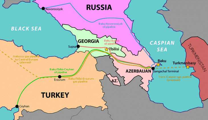 Baku–Tbilisi–Ceyhan pipeline BakuTbilisiCeyhan Pipeline Spanning three countries from the