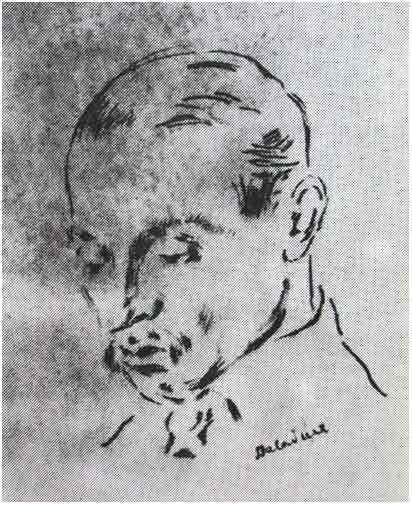 Baladine Klossowska Klossowska39s famous Rilke sketch Paris 1925