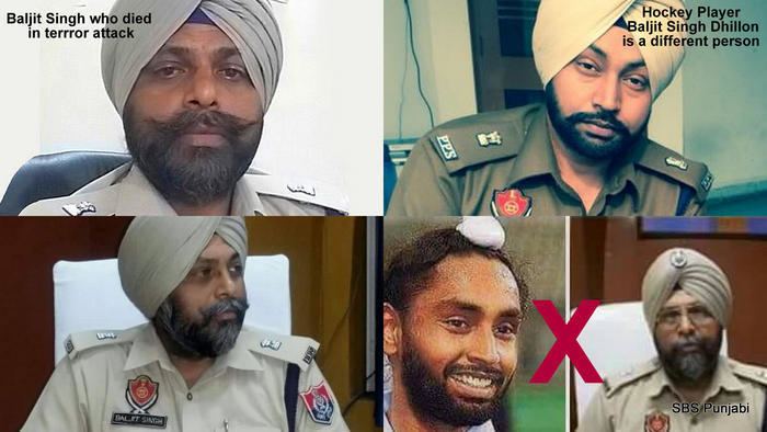 Baljit Singh Dhillon Hockey player Baljit Singh Dhillon Olympian is safe and sound